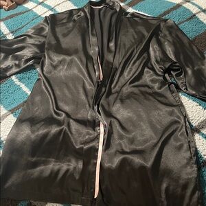 Victoria's Secret Elegant Black Satin feel